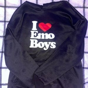 I ❤️ Emo Boys Hoodie